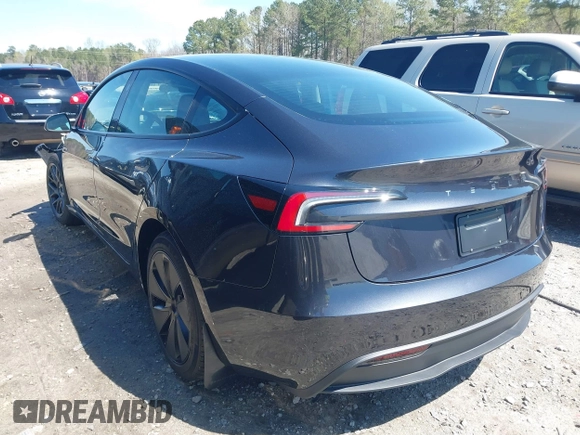 2024 Tesla Model 3 with VIN 5YJ3E1EA7RF863382, listed as a IAAI auction lot 41780246 with 1,294 mi miles and . Bid and sale history available at DreamBid. Image 3.