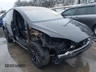2023 Tesla Model X Plaid with VIN 7SAXCBE60PF375769, listed as a IAAI auction lot 41532423 with 12,472 mi miles and . Bid and sale history available at DreamBid. Image 1.