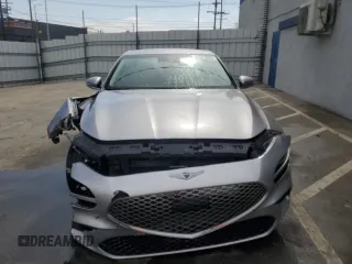 2023 Genesis G70 2.0T with VIN KMTG34TA0PU123657, listed as a Copart auction lot 72560954 with 26,678 mi miles and Salvage Title. Bid and sale history available at carsss.com. Image 5.