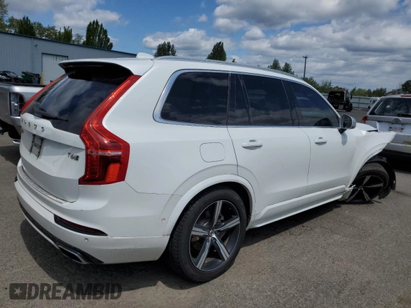 2018 Volvo XC90 R-Design with VIN YV4A22PM4J1321020, listed as a Copart auction lot 50467864 with 105,466 mi miles and Salvage Title. Bid and sale history available at carsss.com. Image 3.