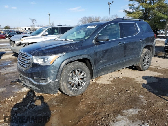 2019 GMC Acadia SLT with VIN 1GKKNMLS7KZ214940, listed as a Copart auction lot 41799835 with 92,551 mi miles and Salvage Title. Bid and sale history available at carsss.com. Image 1.