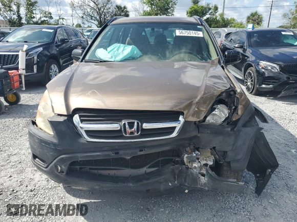 2003 Honda CR-V LX z VIN JHLRD68413C005218, wystawiony jako Copart lot #56750145 z przebiegiem 148 950 mil mil oraz Szkoda całkowita • Salvage title. Historia ofert i sprzedaży dostępna na DreamBid. Obrazek 5.