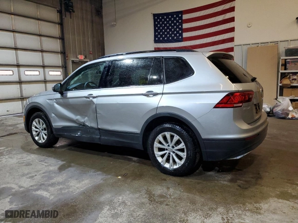 2019 Volkswagen Tiguan S with VIN 3VV0B7AX7KM157721, listed as a Copart auction lot 46492285 with 90,042 mi miles and Salvage Title. Bid and sale history available at carsss.com. Image 2.