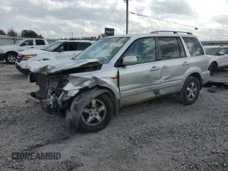 2008 Honda Pilot EX-L with VIN 5FNYF28728B002229, listed as a Copart auction lot 44395995 with Not Provided miles and Salvage Title. Bid and sale history available at carsss.com. Image 1.