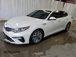 2020 Kia Optima Hybrid EX with VIN KNAGU4LE3L5041146, listed as a Copart auction lot 62423454 with 66,776 mi miles and Salvage Title. Bid and sale history available at carsss.com. Image 1.
