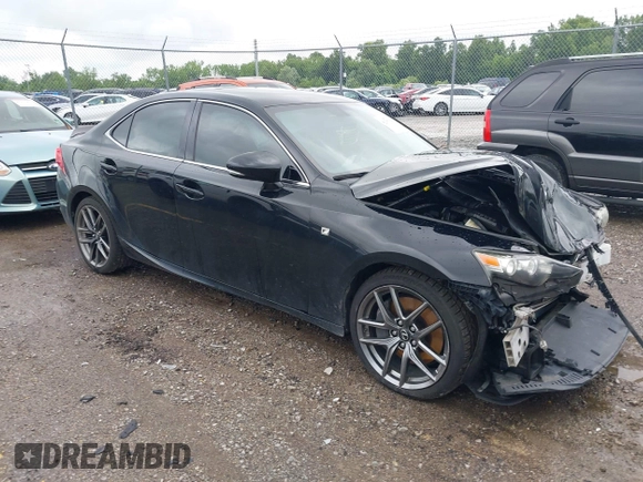 2014 Lexus IS 350 with VIN JTHCE1D21E5001490, listed as a IAAI auction lot 42373373 with 168,005 mi miles and . Bid and sale history available at DreamBid. Image 1.