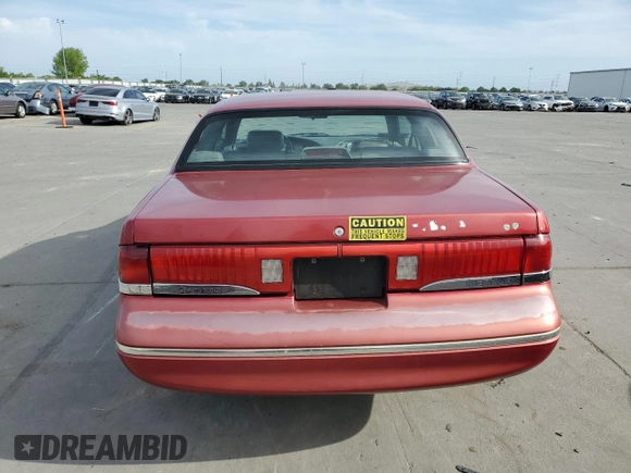 1997 Mercury Cougar z VIN 1MELM62W6VH618680, wystawiony jako Copart lot #53379985 z przebiegiem 123 474 mil mil oraz Szkody całkowita. Historia ofert i sprzedaży dostępna na DreamBid. Obrazek 6.