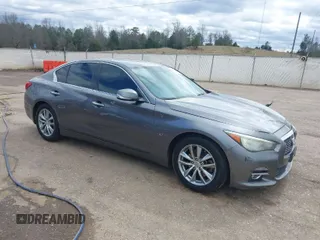 2014 Infiniti Q50 Sport with VIN JN1BV7AP5EM676199, listed as a IAAI auction lot 41721851 with 133,082 mi miles and . Bid and sale history available at DreamBid. Image 1.