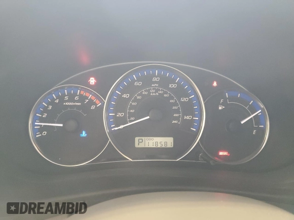 2010 Subaru Forester X Limited with VIN JF2SH6DC8AH914865, listed as a Copart auction lot 58438995 with 118,581 mi miles and Salvage title. Bid and sale history available at DreamBid. Image 9.