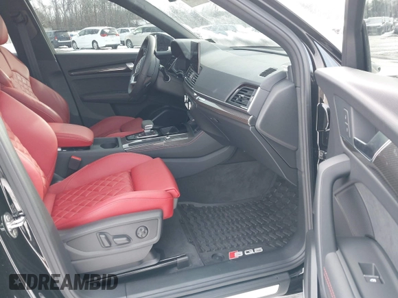 2024 Audi SQ5 Premium Plus with VIN WA1B4AFY4R2145828, listed as a IAAI auction lot 41404705 with 7,426 mi miles and . Bid and sale history available at DreamBid. Image 5.