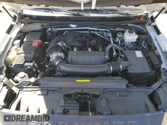 2024 Nissan Frontier S with VIN 1N6ED1CL4RN654812, listed as a Copart auction lot 48119115 with 9,110 mi miles and Salvage Title. Bid and sale history available at DreamBid. Image 12.