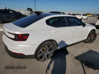 2021 Polestar 2 Launch Edition with VIN LPSED3KA5ML019450, listed as a Copart auction lot 73415604 with 45,762 mi miles and Salvage Title. Bid and sale history available at carsss.com. Image 3.