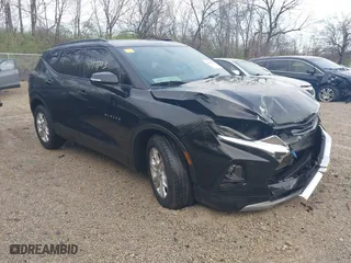 2020 Chevrolet Blazer LT with VIN 3GNKBCRS6LS699051, listed as a IAAI auction lot 41954003 with 43,238 mi miles. Bid and sale history available at carsss.com. Image 1.