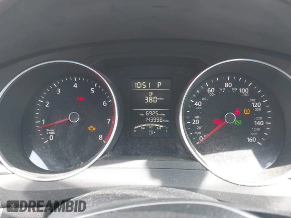 2015 Volkswagen Jetta Sport с VIN 3VWD17AJ6FM302345, выставлен на аукционе IAAI как лот 42226480 с пробегом 143 998 миль миль и . История ставок и продаж доступна на DreamBid. Изображение 7.