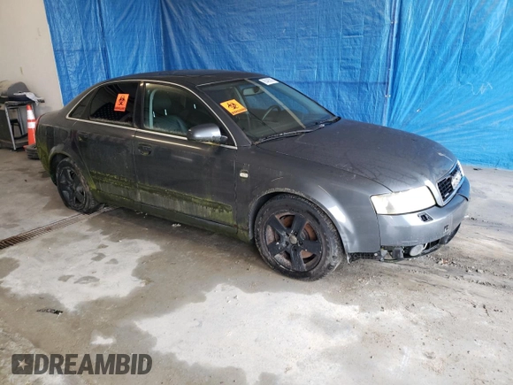 2002 Audi A4 3.0L with VIN WAULT68E92A253951, listed as a Copart auction lot 60483815 with Not provided miles and Clean title. Bid and sale history available at DreamBid. Image 4.