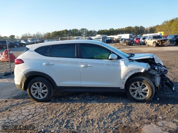 2021 Hyundai Tucson SE with VIN KM8J23A47MU302106, listed as a IAAI auction lot 41433472 with NaN miles. Bid and sale history available at carsss.com. Image 13.