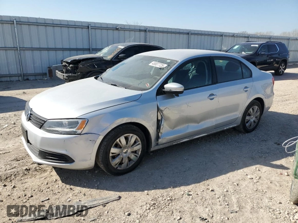 2012 Volkswagen Jetta Sedan SE w/Convenience PZEV with VIN 3VWDP7AJ7CM128473, listed as a Copart auction lot 48807725 with 119,695 mi miles and Salvage Title. Bid and sale history available at carsss.com. Image 1.