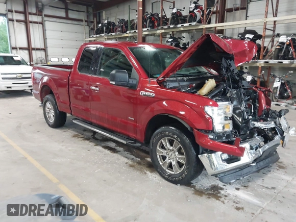 2016 Ford F-150 XLT with VIN 1FTFX1EG4GFA10698, listed as a IAAI auction lot 42592650 with 43,382 mi miles and . Bid and sale history available at DreamBid. Image 1.