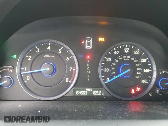 2010 Honda Crosstour EX-L with VIN 5J6TF2H59AL012455, listed as a Copart auction lot 83844504 with 164,503 mi miles and Salvage Title. Bid and sale history available at carsss.com. Image 9.