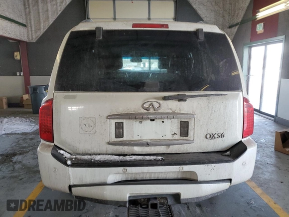 2008 Infiniti QX56 with VIN 5N3AA08C88N913512, listed as a Copart auction lot 45629565 with 219,510 mi miles and Salvage Title. Bid and sale history available at DreamBid. Image 6.