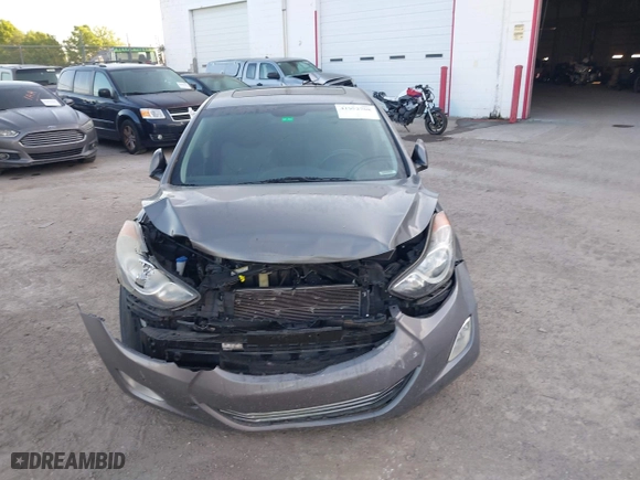 2012 Hyundai Elantra GLS with VIN 5NPDH4AE3CH132012, listed as a IAAI auction lot 41902708 with 123,032 mi miles. Bid and sale history available at carsss.com. Image 6.
