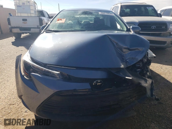 2024 Toyota Corolla LE with VIN 5YFB4MDE4RP182296, listed as a Copart auction lot 46612845 with Not Provided miles and Salvage Title. Bid and sale history available at carsss.com. Image 5.