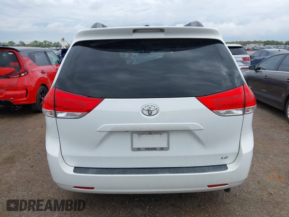 2013 Toyota Sienna LE AAS with VIN 5TDKK3DC1DS382812, listed as a IAAI auction lot 41910799 with 178,315 mi miles and . Bid and sale history available at DreamBid. Image 17.