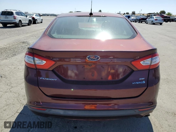 2015 Ford Fusion SE Hybrid with VIN 3FA6P0LU4FR151426, listed as a Copart auction lot 61270135 with 236,223 mi miles and Salvage title. Bid and sale history available at DreamBid. Image 6.