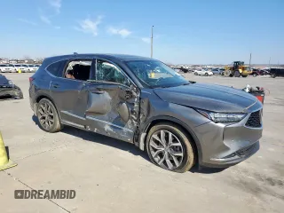 2022 Acura MDX Technology z VIN 5J8YD9H43NL012136, wystawiony jako Copart lot #45752875 z przebiegiem Nie podano mil oraz Szkoda całkowita • Salvage title. Historia ofert i sprzedaży dostępna na DreamBid. Obrazek 4.