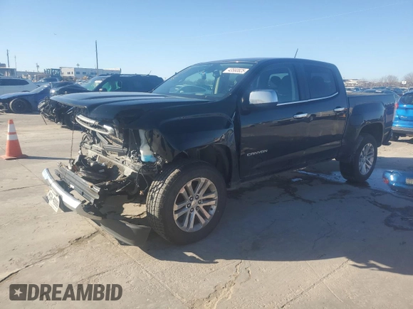 2020 GMC Canyon 4WD SLT with VIN 1GTG6DEN8L1104856, listed as a Copart auction lot 43580825 with 64,609 mi miles and Salvage Title. Bid and sale history available at carsss.com. Image 1.