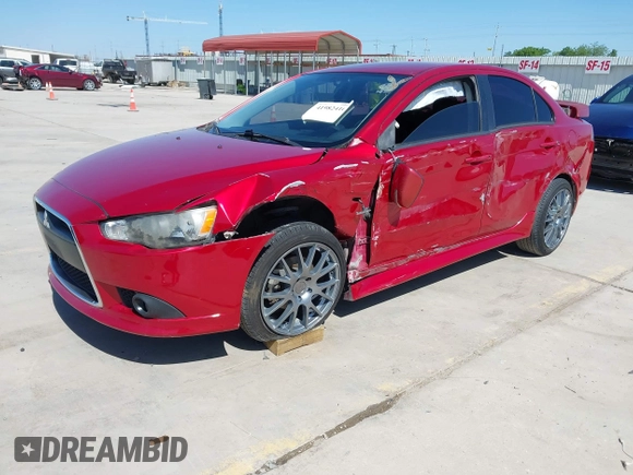2015 Mitsubishi Lancer GT with VIN JA32U8FW9FU014308, listed as a IAAI auction lot 41982416 with 227,574 mi miles. Bid and sale history available at carsss.com. Image 18.