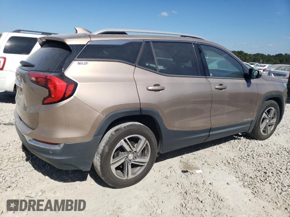 2018 GMC Terrain SLT Diesel with VIN 3GKALREU6JL282701, listed as a Copart auction lot 75844504 with 124,430 mi miles and Salvage Title. Bid and sale history available at DreamBid. Image 3.