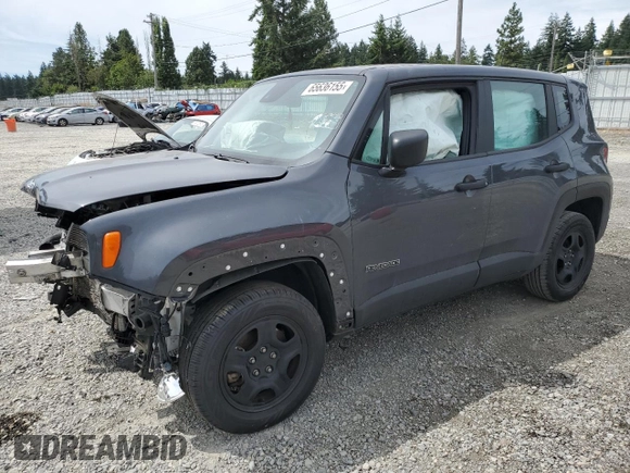 2021 Jeep Renegade Freedom with VIN ZACNJDAB7MPN34684, listed as a Copart auction lot 65636155 with Not provided miles and Clean title. Bid and sale history available at DreamBid. Image 1.