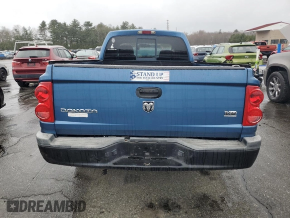 2005 Dodge Dakota с VIN 1D7HW22N85S164328, выставлен на аукционе Copart как лот 50151155 с пробегом Не указан миль и Списание • Salvage title. История ставок и продаж доступна на DreamBid. Изображение 6.