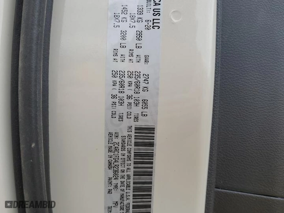 2020 Chrysler Pacifica Touring with VIN 2C4RC1FG4LR236024, listed as a Copart auction lot 47575535 with 164,637 mi miles and Salvage Title. Bid and sale history available at carsss.com. Image 13.