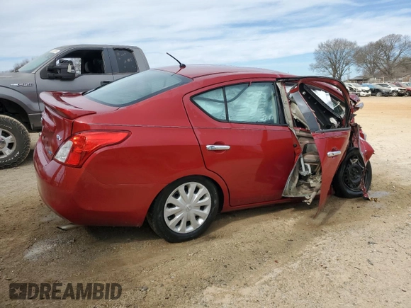 2014 Nissan Versa SV with VIN 3N1CN7AP7EL835030, listed as a Copart auction lot 46941215 with 126,436 mi miles and Non Repairable. Bid and sale history available at carsss.com. Image 3.