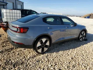 2023 Polestar 2 with VIN YSMEG3KA2PL141514, listed as a Copart auction lot 81797624 with 48,206 mi miles and Clean Title. Bid and sale history available at carsss.com. Image 3.