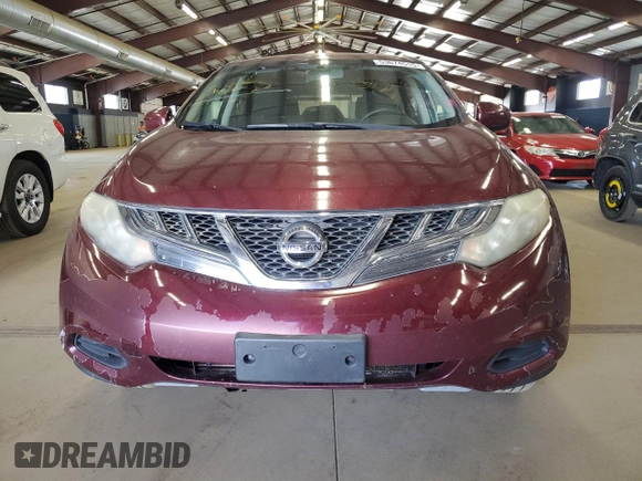 2011 Nissan Murano SV with VIN JN8AZ1MW9BW172286, listed as a Copart auction lot 53674515 with 180,424 mi miles and Clean Title. Bid and sale history available at DreamBid. Image 5.