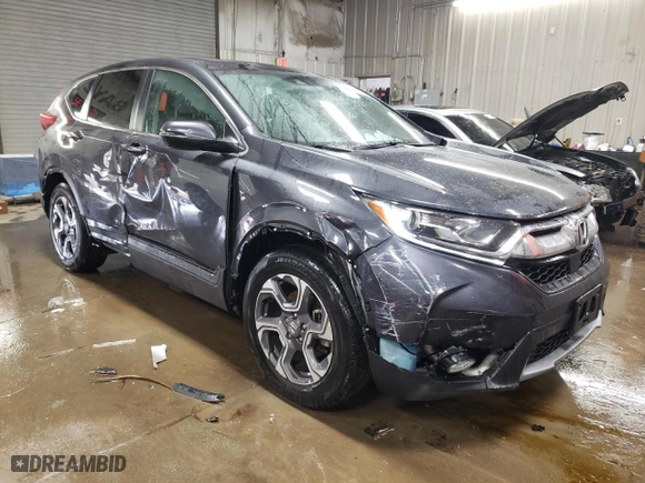 2018 Honda CR-V EX with VIN 7FARW1H53JE002960, listed as a Copart auction lot 44510355 with 47,553 mi miles and Salvage Title. Bid and sale history available at carsss.com. Image 4.