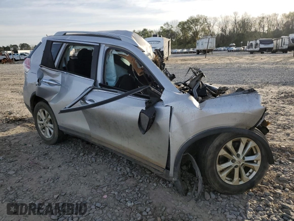 2015 Nissan Rogue SV with VIN 5N1AT2MLXFC798621, listed as a Copart auction lot 50704415 with 0 mi miles and Salvage Title. Bid and sale history available at carsss.com. Image 4.
