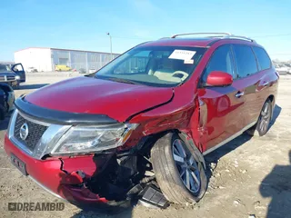 2013 Nissan Pathfinder SL with VIN 5N1AR2MN0DC665105, listed as a IAAI auction lot 41331282 with 184,155 mi miles. Bid and sale history available at carsss.com. Image 6.