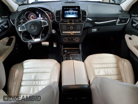 2017 Mercedes-Benz GLS with VIN 4JGDF7FE5HA918226, listed as a Copart auction lot 84388874 with 56,633 mi miles and Salvage Title. Bid and sale history available at carsss.com. Image 8.