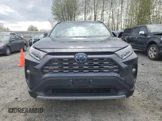 2020 Toyota RAV4 Hybrid Limited with VIN 2T3DWRFV0LW075076, listed as a Copart auction lot 52705445 with 45,236 mi miles and Salvage Title. Bid and sale history available at carsss.com. Image 5.