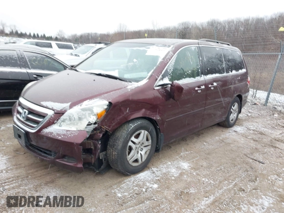 2007 Honda Odyssey EX-L with VIN 5FNRL38657B449372, listed as a IAAI auction lot 41508969 with 149,740 mi miles. Bid and sale history available at carsss.com. Image 17.