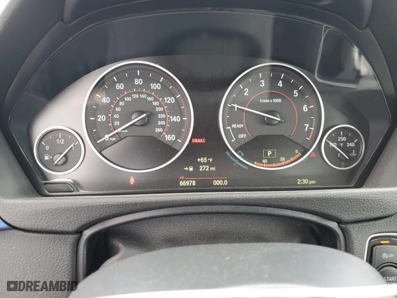2015 BMW 4 Series 435i with VIN WBA3R1C55FK193496, listed as a Copart auction lot 50834135 with 66,978 mi miles and Salvage Title. Bid and sale history available at carsss.com. Image 9.