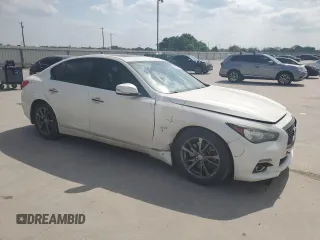 2017 Infiniti Q50 Sport z VIN JN1EV7AP0HM740361, wystawiony jako Copart lot #53375985 z przebiegiem 72 377 mil mil oraz Szkoda całkowita • Salvage title. Historia ofert i sprzedaży dostępna na DreamBid. Obrazek 4.
