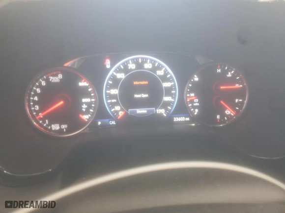 2022 Chevrolet Blazer RS with VIN 3GNKBERS1NS151036, listed as a Copart auction lot 45725605 with 33,603 mi miles and Salvage Title. Bid and sale history available at carsss.com. Image 9.