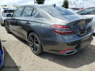 2023 Genesis G70 3.3T with VIN KMTG54TEXPU117927, listed as a Copart auction lot 49095243 with 0 mi miles. Bid and sale history available at carsss.com. Image 2.