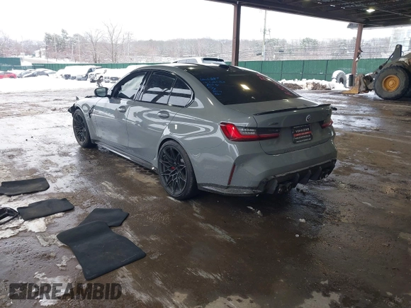 2023 BMW M3 Competition xDrive with VIN WBS43AY01PFN42727, listed as a IAAI auction lot 41558240 with Not provided miles and . Bid and sale history available at DreamBid. Image 3.
