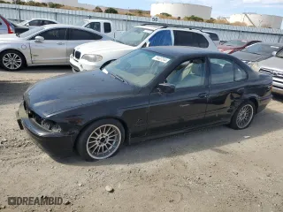 2002 BMW 5 Series 540iA with VIN WBADN63412GM74129, listed as a Copart auction lot 74437244 with 0 mi miles and Clean Title. Bid and sale history available at carsss.com. Image 1.